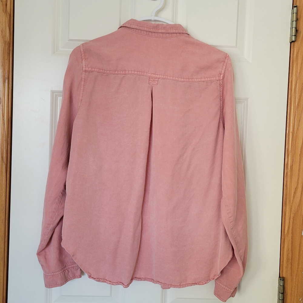 Pink Denim Button Up - Picture 6 of 6